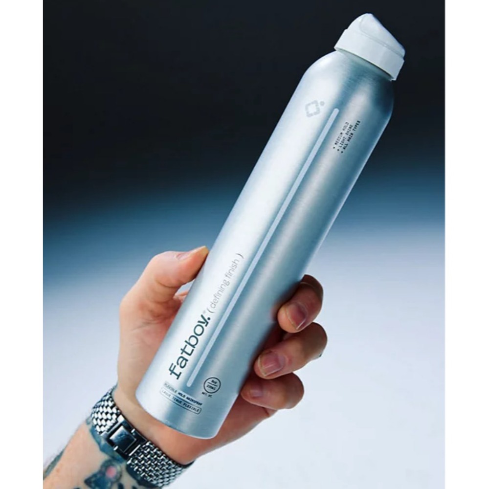 FATBOY Defining Finish Flexible Hold Hairspray 8 oz Med Hold Light Shine All NEW